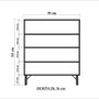 Hanah Home Multilüx Midia Armario Multiusos
